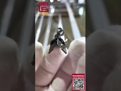 Carreaux en acier inoxydable poli en or rose 20 mm Carreaux en forme de L Carreaux métalliques de coin