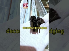 Coupe des canaux en verre en acier inoxydable. Precision de 0 lacunes + résistance à la rouille. Porte de douche sécurisée et affichage.