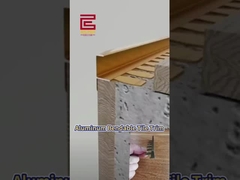 Décoration d'aluminium écologique. Installation zéro déchet + 100% recyclé. Bords incurvés en 10 minutes.