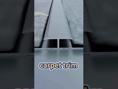 La bande de transition de l'assemblage de tôles de moquette est de 3 m.