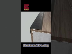 Un nez d'escalier en aluminium antidérapant. Installation sans rainures. Arrêtez de trébucher dans 10 minutes.