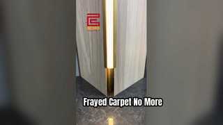 Garniture décorative en aluminium | Profilé de finition moderne pour murs et intérieurs en métal #aluminumtrim