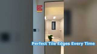 Garniture de carrelage en forme de L en aluminium | Finition des bords d'angle pour les intérieurs modernes #aluminumtrim