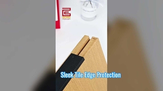 Garniture de bord en aluminium de type F : parfaite pour la finition des murs et des sols