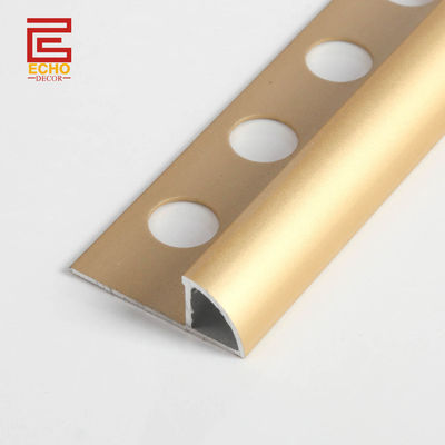 qualité  Decorative Aluminum Tile Trim Quarter Round On Tile Metal Border Tile Edging Trim usine