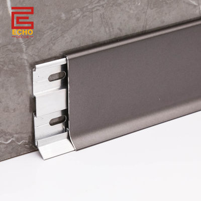 qualité  Aluminium Skirting Board Profiles Waterproof Skirting Baseboard Covers usine