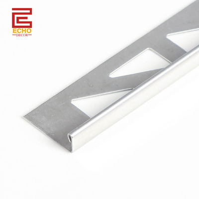 10 mm Smart Flat Edge Tile Trim Crème métal pour les coins extérieurs