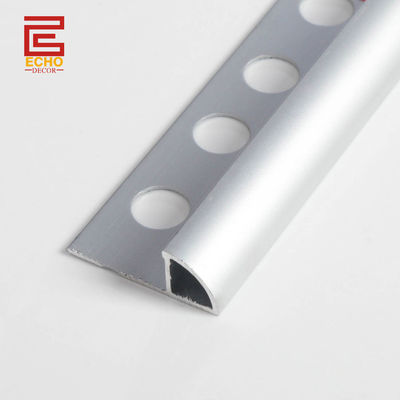 Métal d'aluminium 10mm Carreaux bord de garniture étanche pour la douche salle de bain