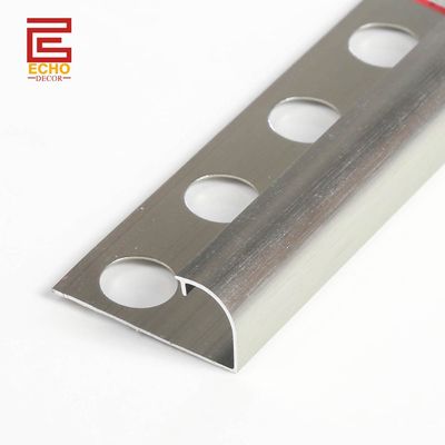 1 4 Ronde Champagne Carreaux en bronze Trim Carreaux en aluminium Profil de moulage de bord 2,7 m