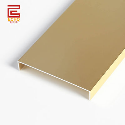 Bordure de carrelage en métal aluminium pour carrelage de cuisine, listello or mat