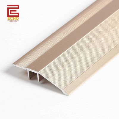Rampes d'aluminium doré réducteur seuil porte barre plancher 1 pouce bande de transition