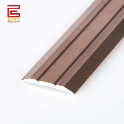 Plancher plat en aluminium autoadhésif Transition Strips Bar de porte seuil de garniture 2m