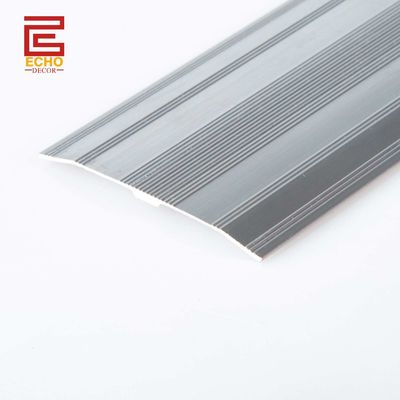 Métal argent large plancher Transition bandes de moulage porte Barre de seuil pour carreaux