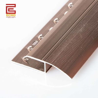 Tapis de seuil de porte Trim métal tapis en aluminium à bande de réducteur de tuiles