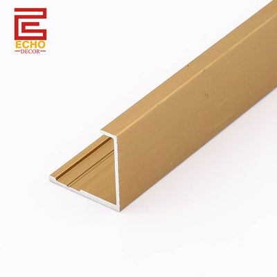 Panneau mural en aluminium anodisé, garniture de carreaux, garniture de capuchon pour panneau en PVC