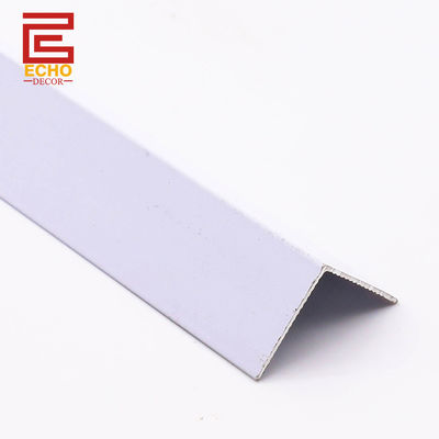 90 degrés double face extérieure angle carreaux d'aluminium Trim blanc