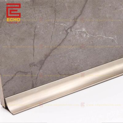 Plancher en acier inoxydable à demi-nose planche à jupes profils 120 mm