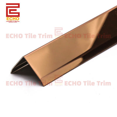 Longueur 2-3m/Touche personnalisée en acier inoxydable extérieur Trim Ss Corner Molding avec faible entretien