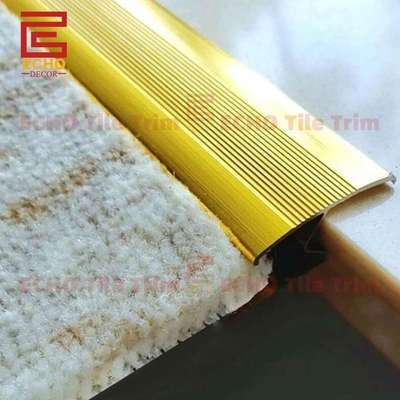 Carpet Trim Carpet métallique pour le plancher Trim Carpet Z Bares pour les portes