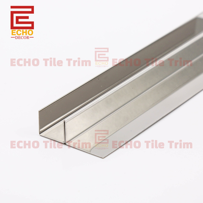 Acier inoxydable en forme de F 9-12 mm pour les panneaux de verre